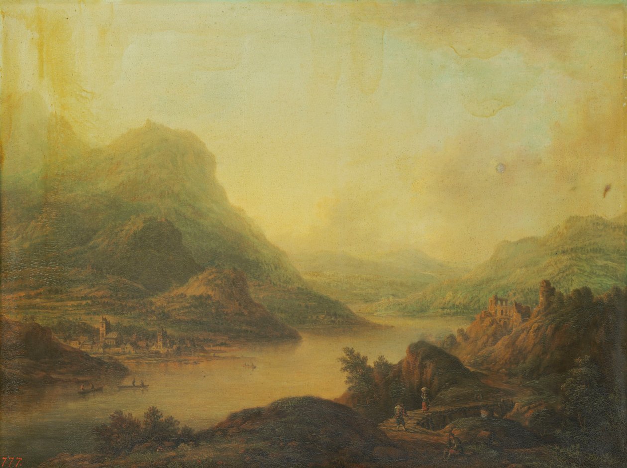 Flusslandschaft tekijältä Christian Georg Schutz