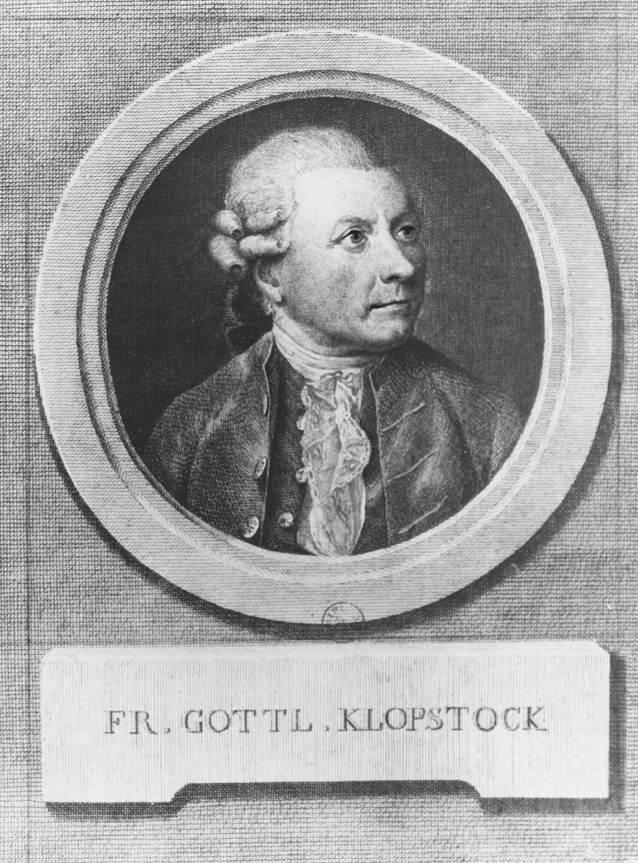Friedrich Gottlieb Klopstockin muotokuva tekijältä Christian Gottlieb Geyser