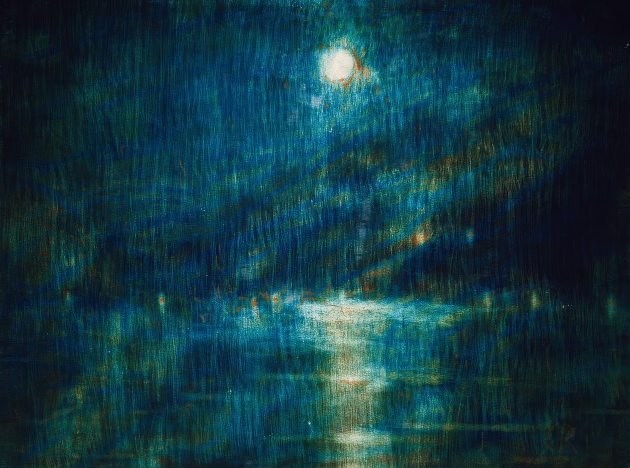 C. Rohlfs, Blaue Mondnacht (Ascona) tekijältä Christian Rohlfs