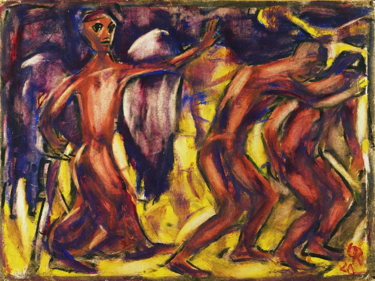 Karkotus paratiisista, 1920 tekijältä Christian Rohlfs