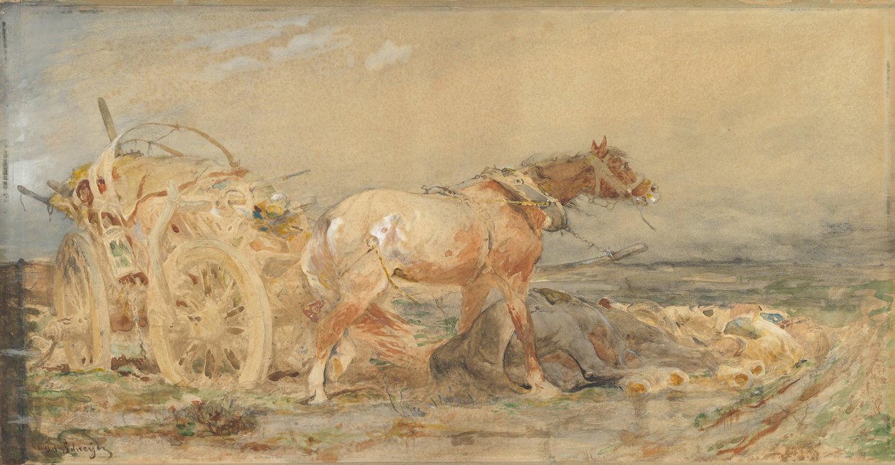 Hylätty: Tonavan suot, ennen vuotta 1887. tekijältä Christian Adolf Schreyer