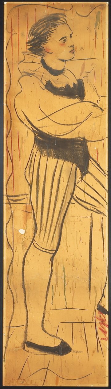 Triptyykki (piirustus ystävien kohtauksesta) (kynä paperille) (katso myös 742029-30) tekijältä Christian Bérard