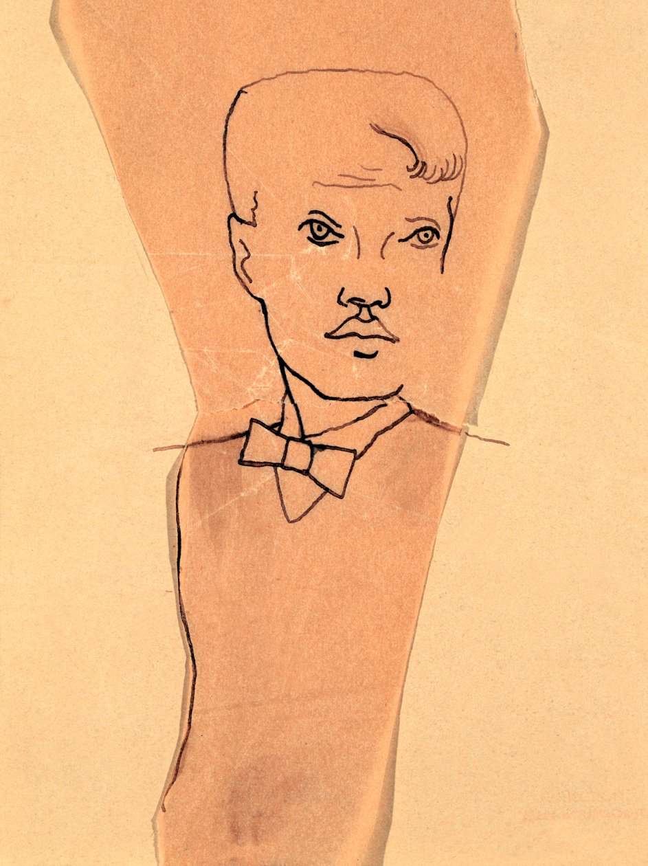 "Rene Crevelin muotokuva", 1900-1935 tekijältä Christian Bérard