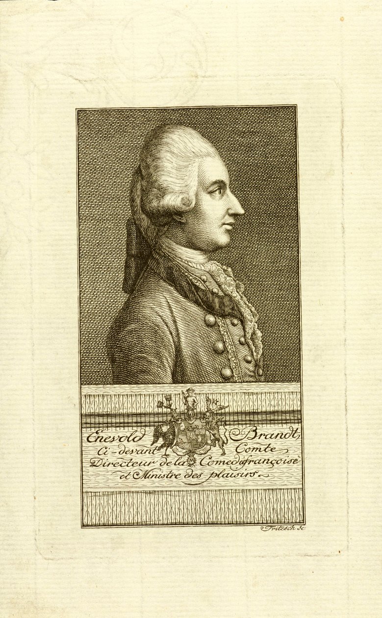 Kreivi Enevold Brandtin muotokuva 1738-1772, 1773. tekijältä Christian Friedrich Fritzsch