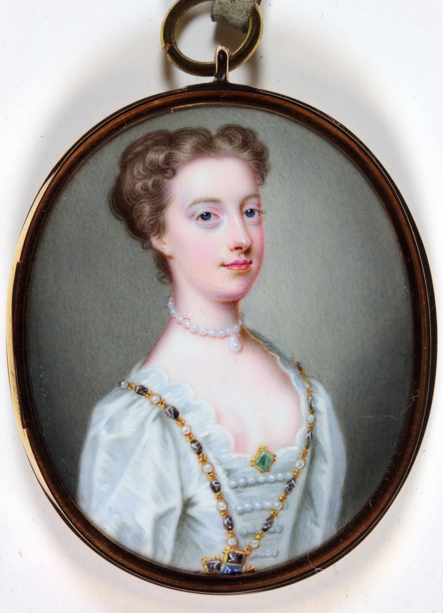 Lady Margaret Cavendish Holles Harley (emali) tekijältä Christian Friedrich Zincke