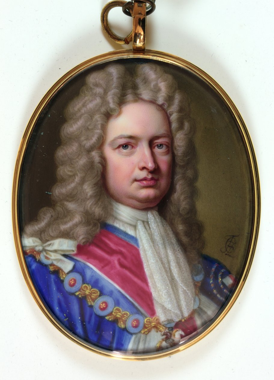 Robert Harley 1. Earl of Oxford ja Mortimer, 1716 (emali) tekijältä Christian Friedrich Zincke