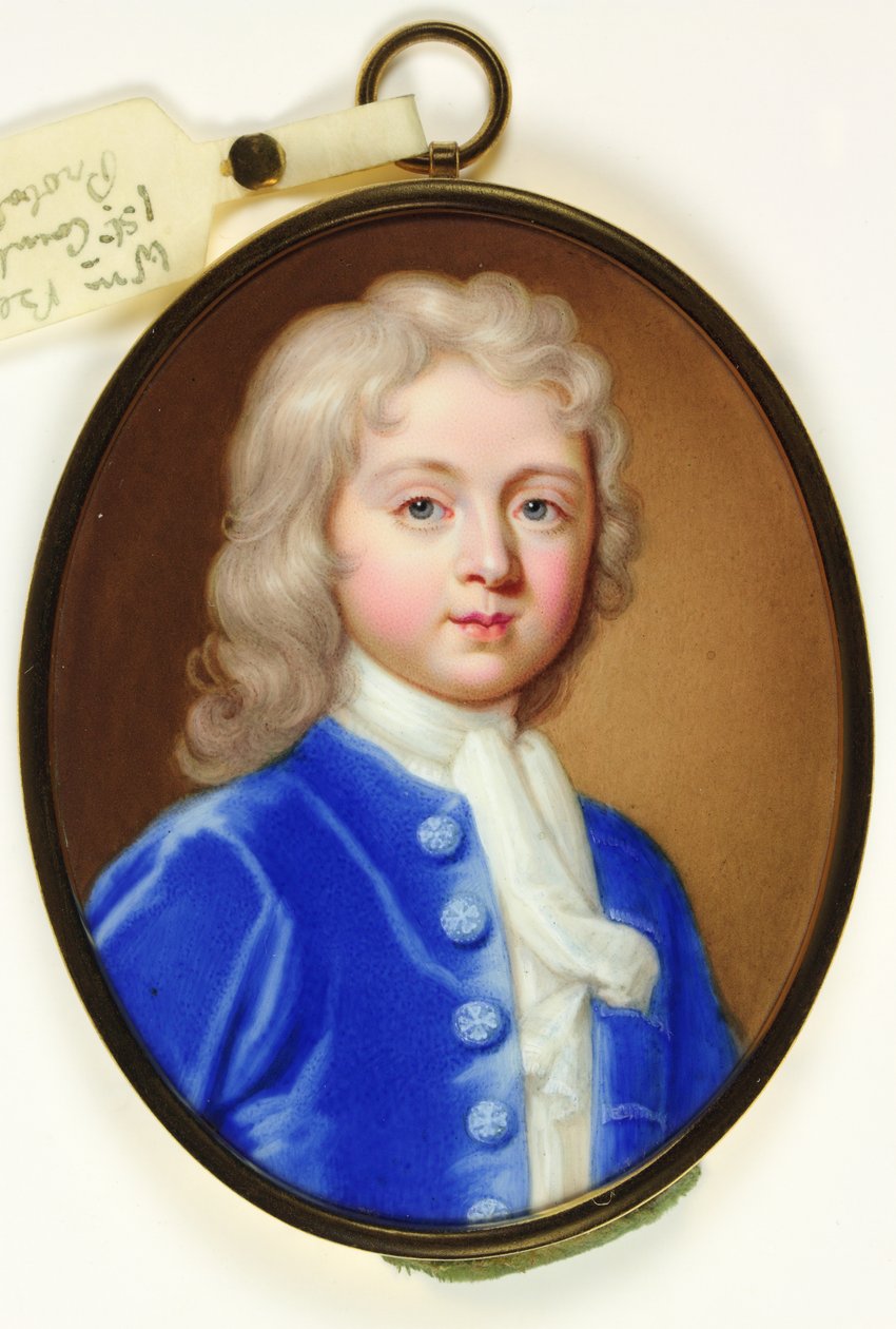 Hon William Bentinck, myöhemmin kreivi Bentinck (emali) tekijältä Christian Friedrich Zincke