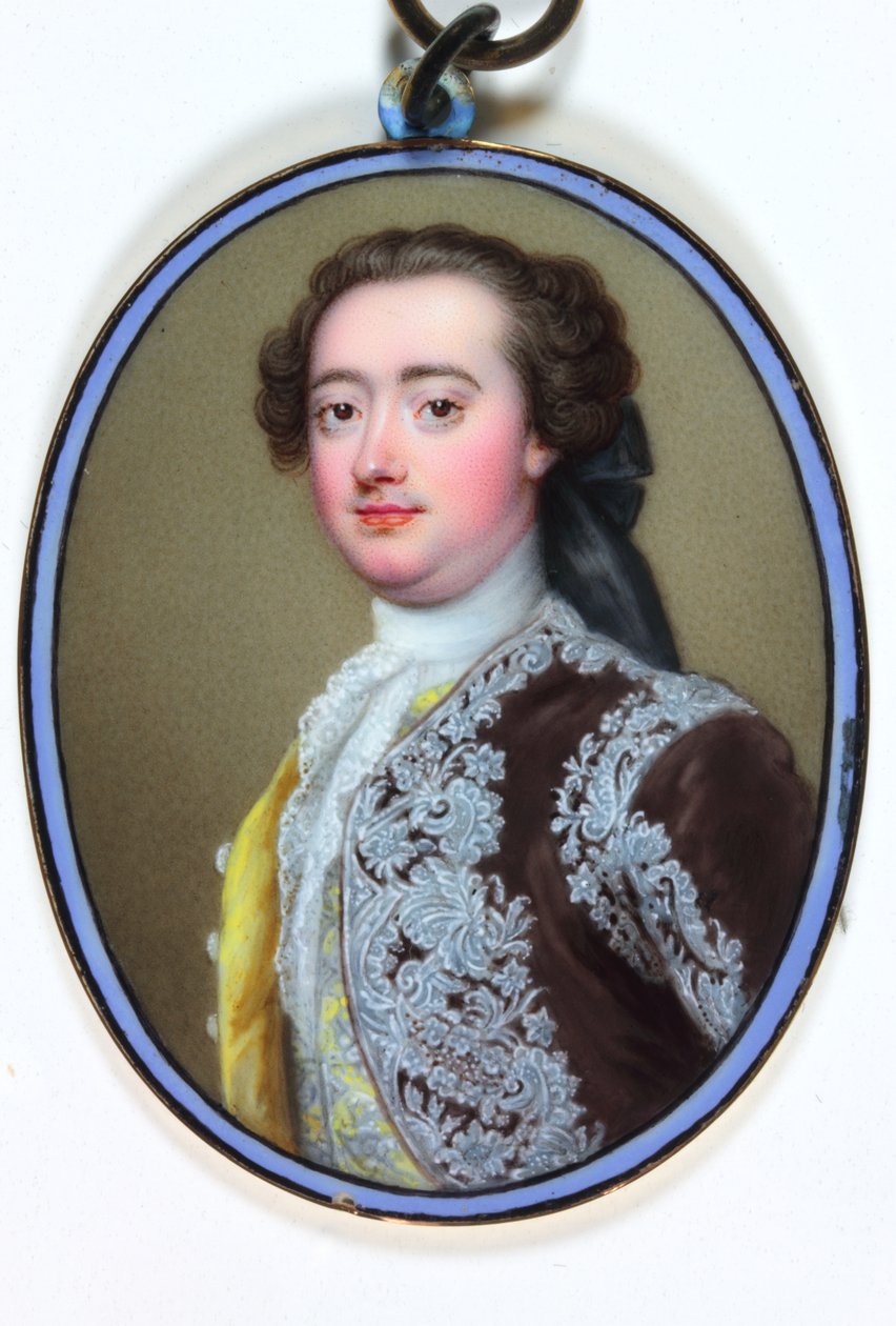 William Bentinck, Portlandin toinen herttua (emali) tekijältä Christian Friedrich Zincke