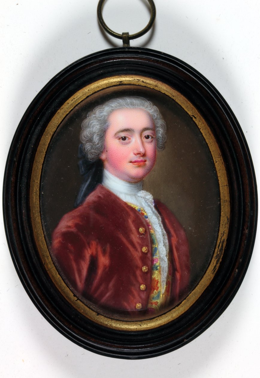 William Bentinck, Portlandin toinen herttua (emali) tekijältä Christian Friedrich Zincke