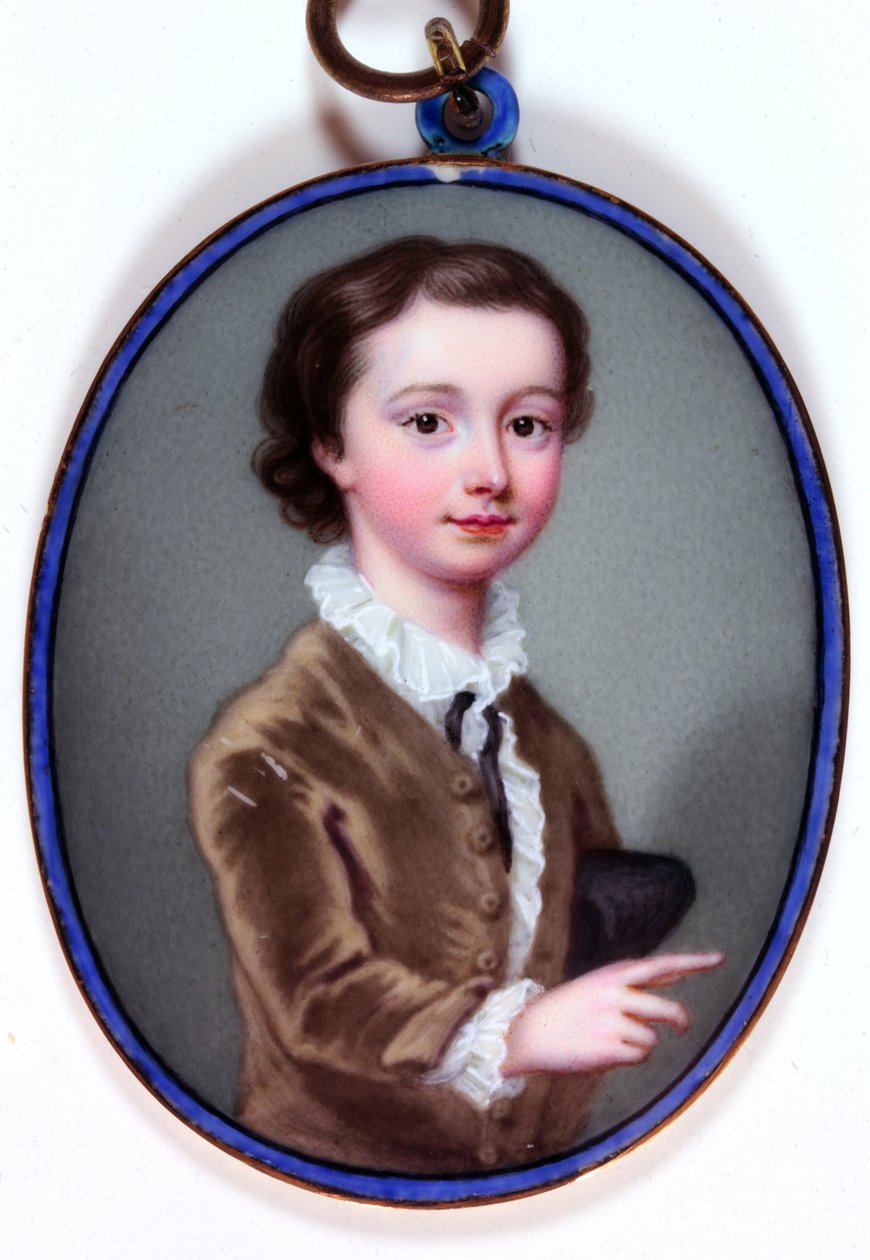 William Henry Cavendish Bentinck, Titchfieldin markiisi, myöhemmin Portlandin kolmas herttua (emali) tekijältä Christian Friedrich Zincke