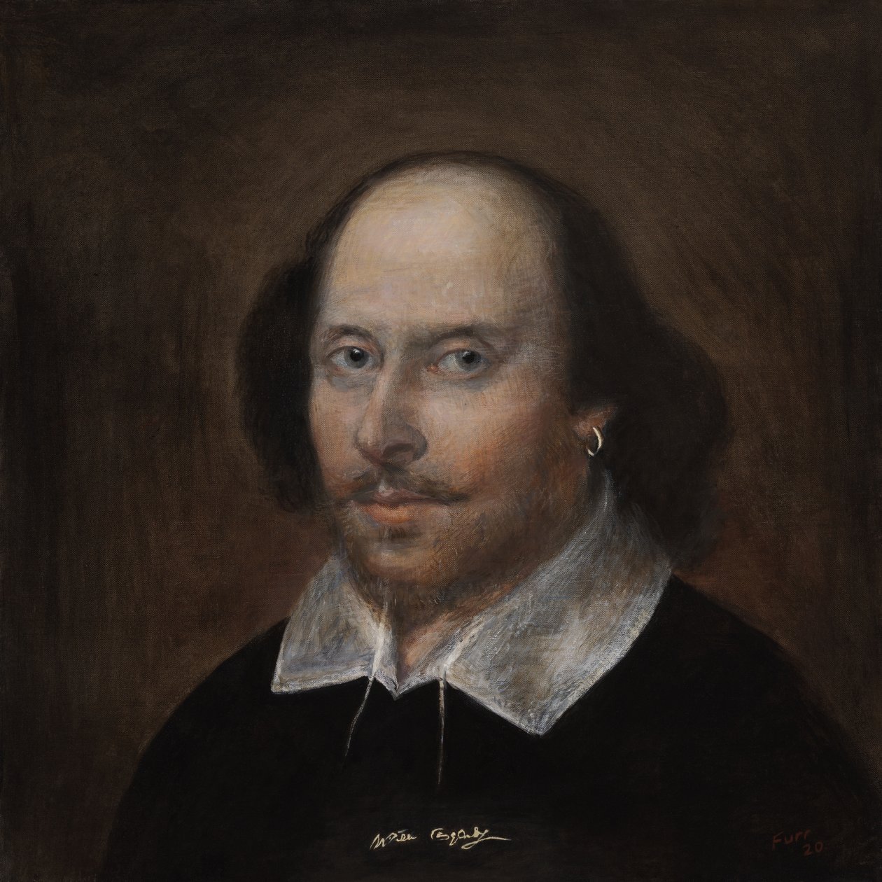 Shakespeare 2020 (öljy pellavalle) tekijältä Christian Furr