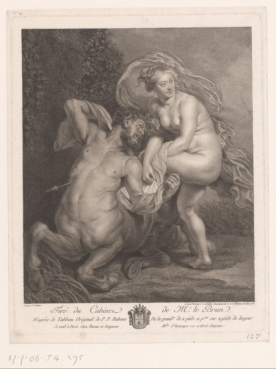 Deianeira Nessosissa tekijältä Christian Gottfried Schultze