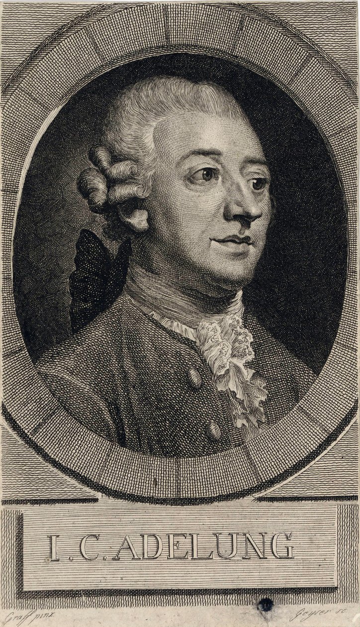 Johann Christoph Adelung 1732-1806. tekijältä Christian Gottlieb Geyser
