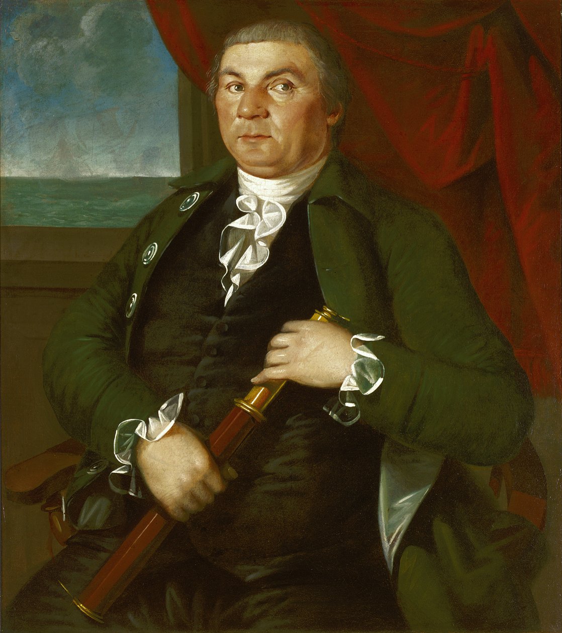 Kapteeni David Coats, noin 1775 (öljy kankaalle). tekijältä Christian Gullager