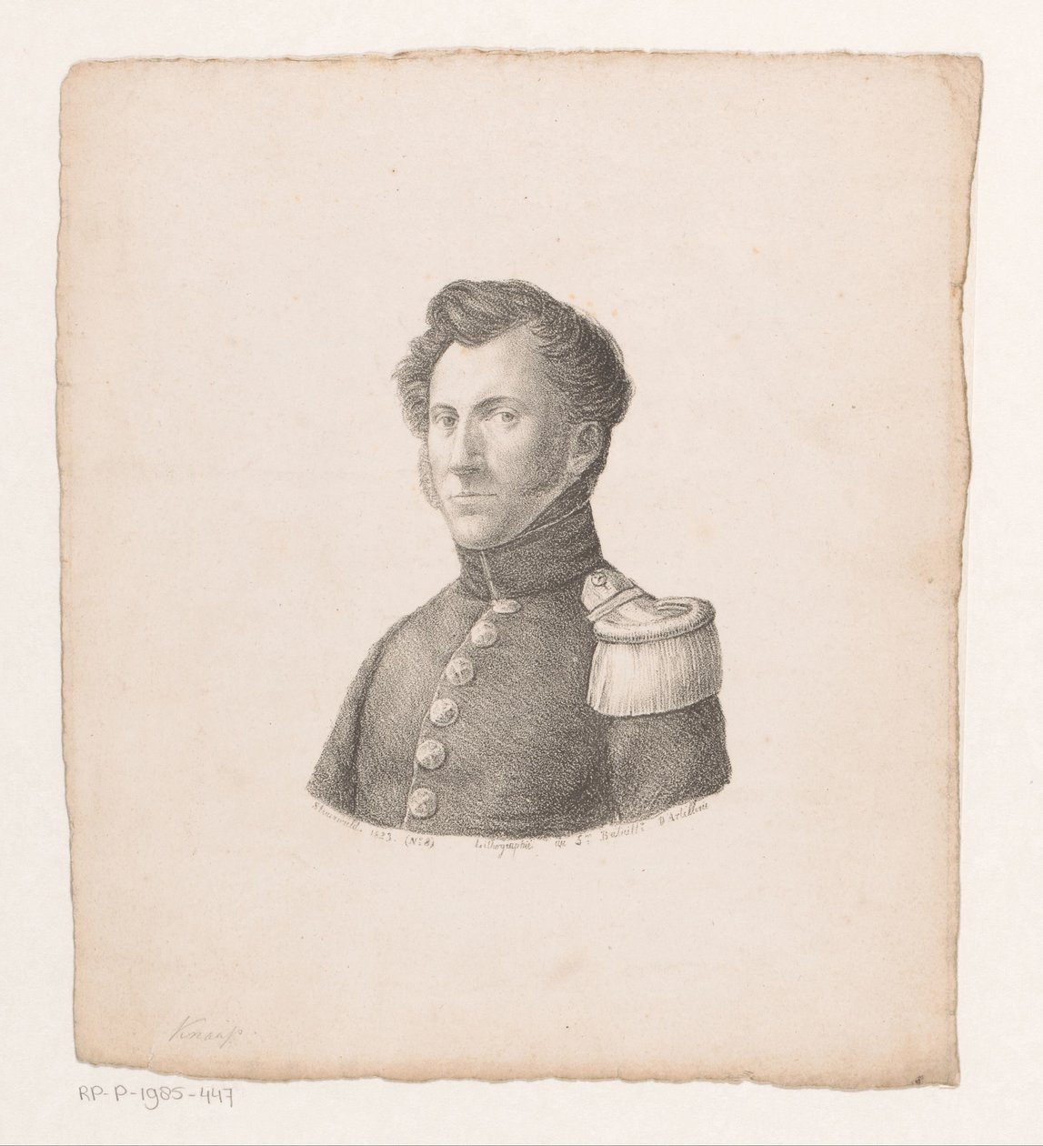 Arnold Willem de Bruinin muotokuva tekijältä Christian Heinrich Gottlieb Steuerwald