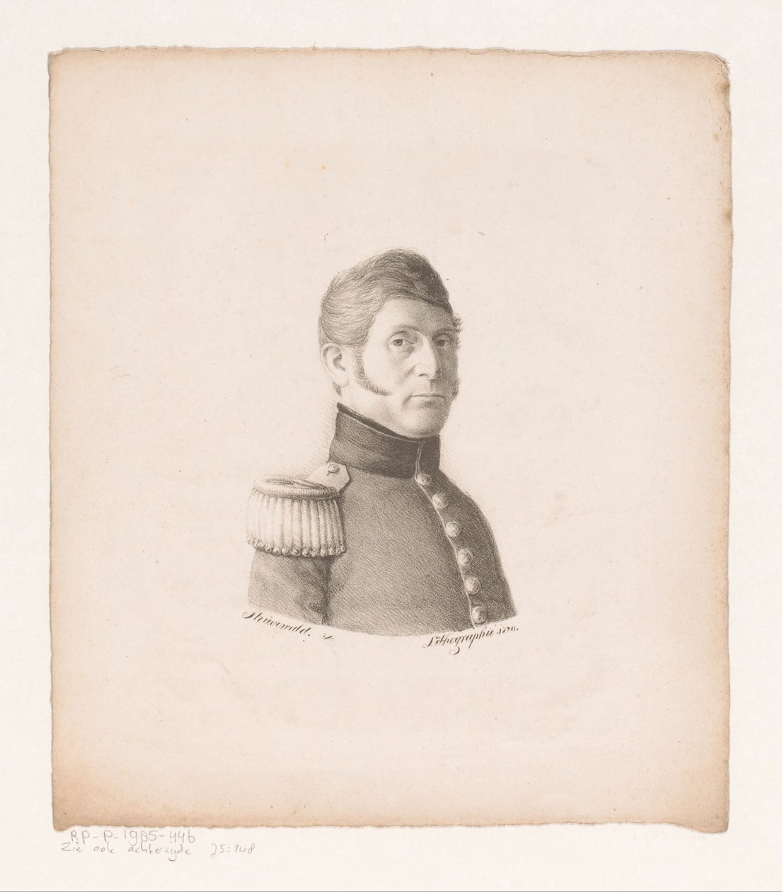 Tuntemattoman sotilaan muotokuva tekijältä Christian Heinrich Gottlieb Steuerwald