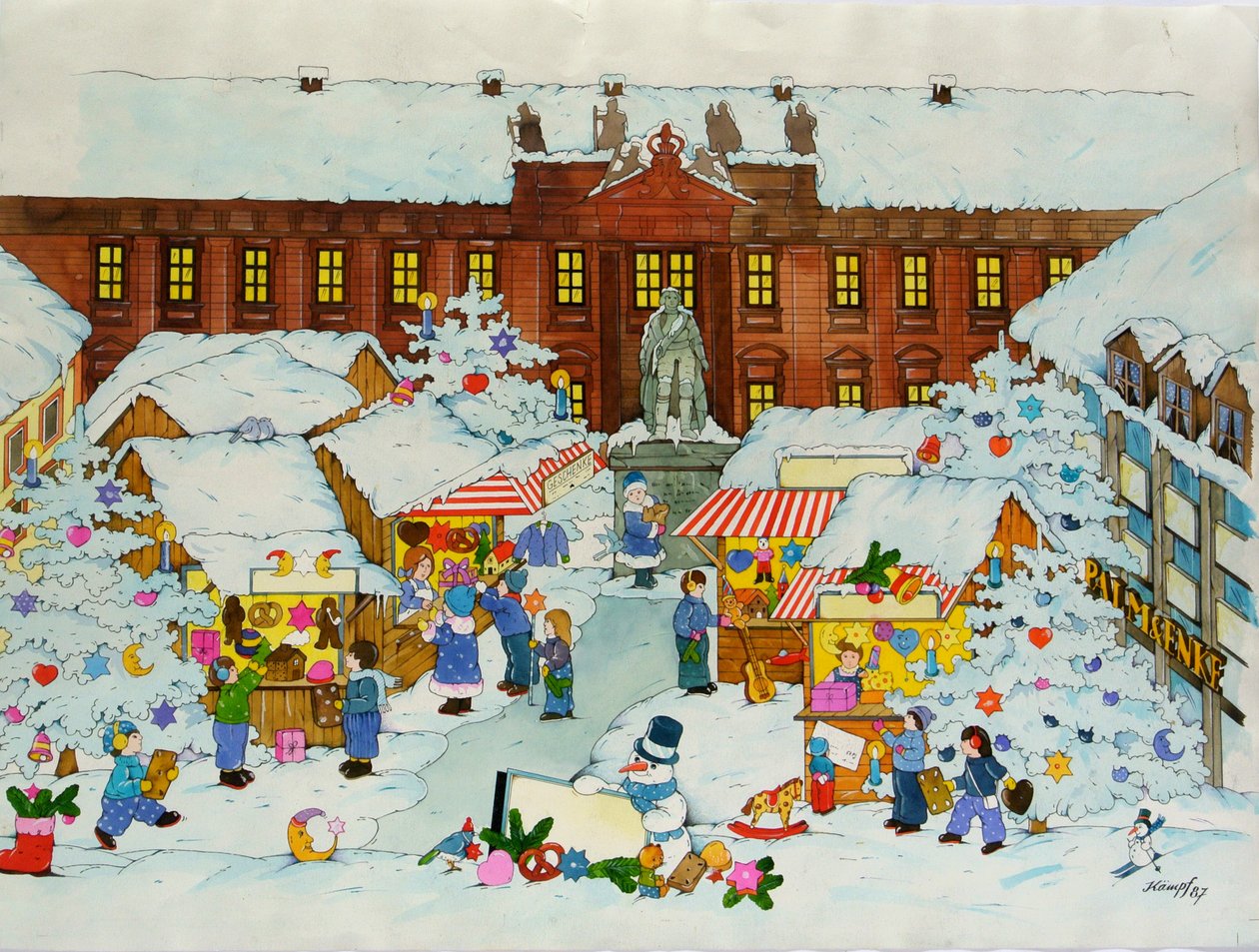 Joulumarkkinat (Vanhakaupunki, Erlangenin yliopisto) tekijältä Christian Kaempf