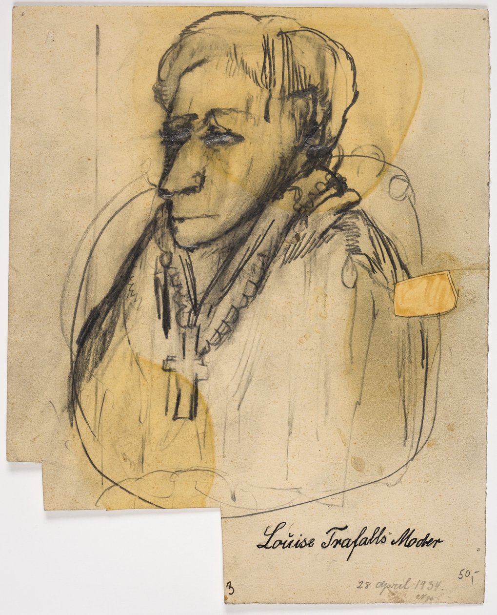 "Louise Trafalls Moder" tekijältä Christian Kongstad Petersen