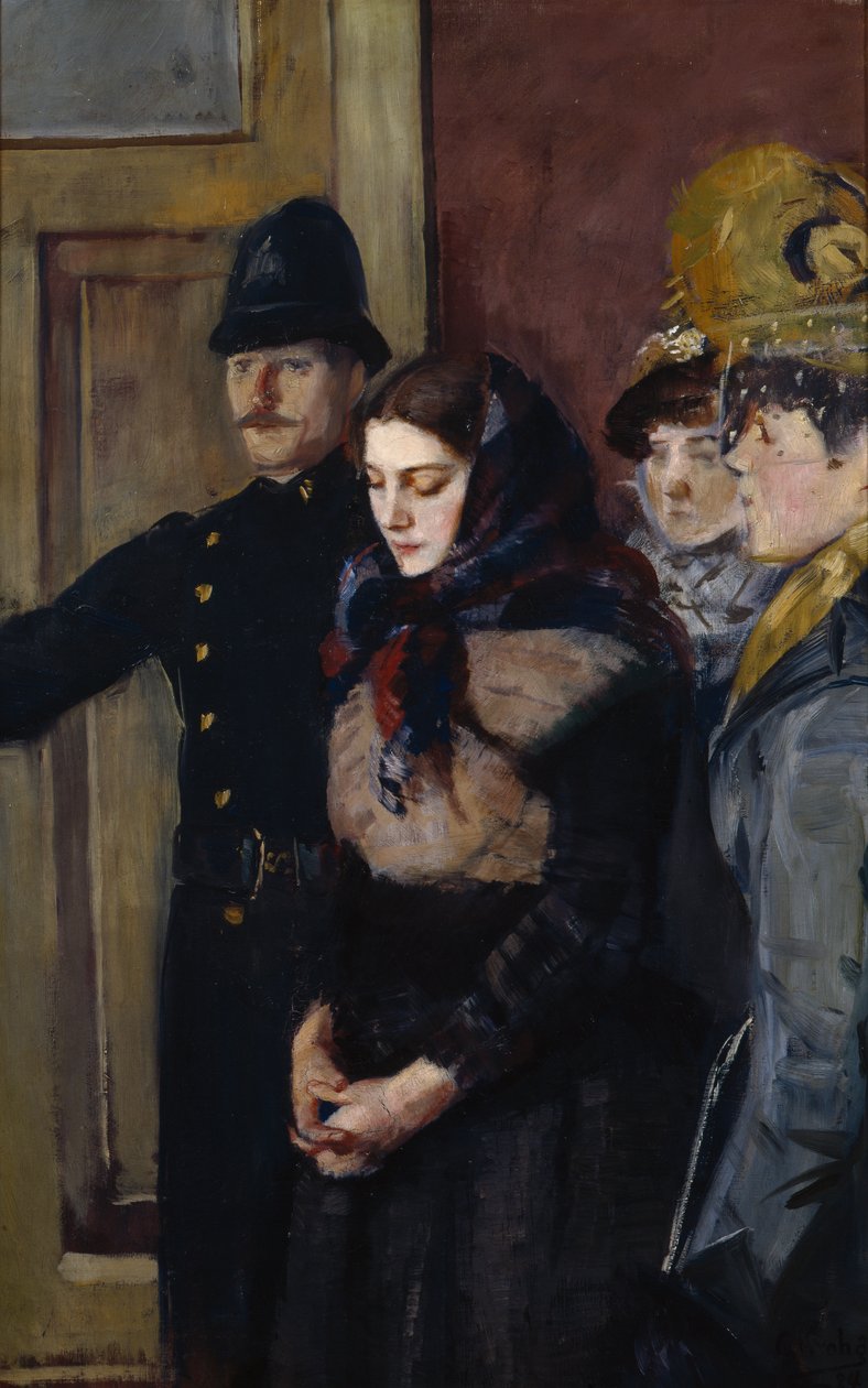 Albertine (luonnos) tekijältä Christian Krohg