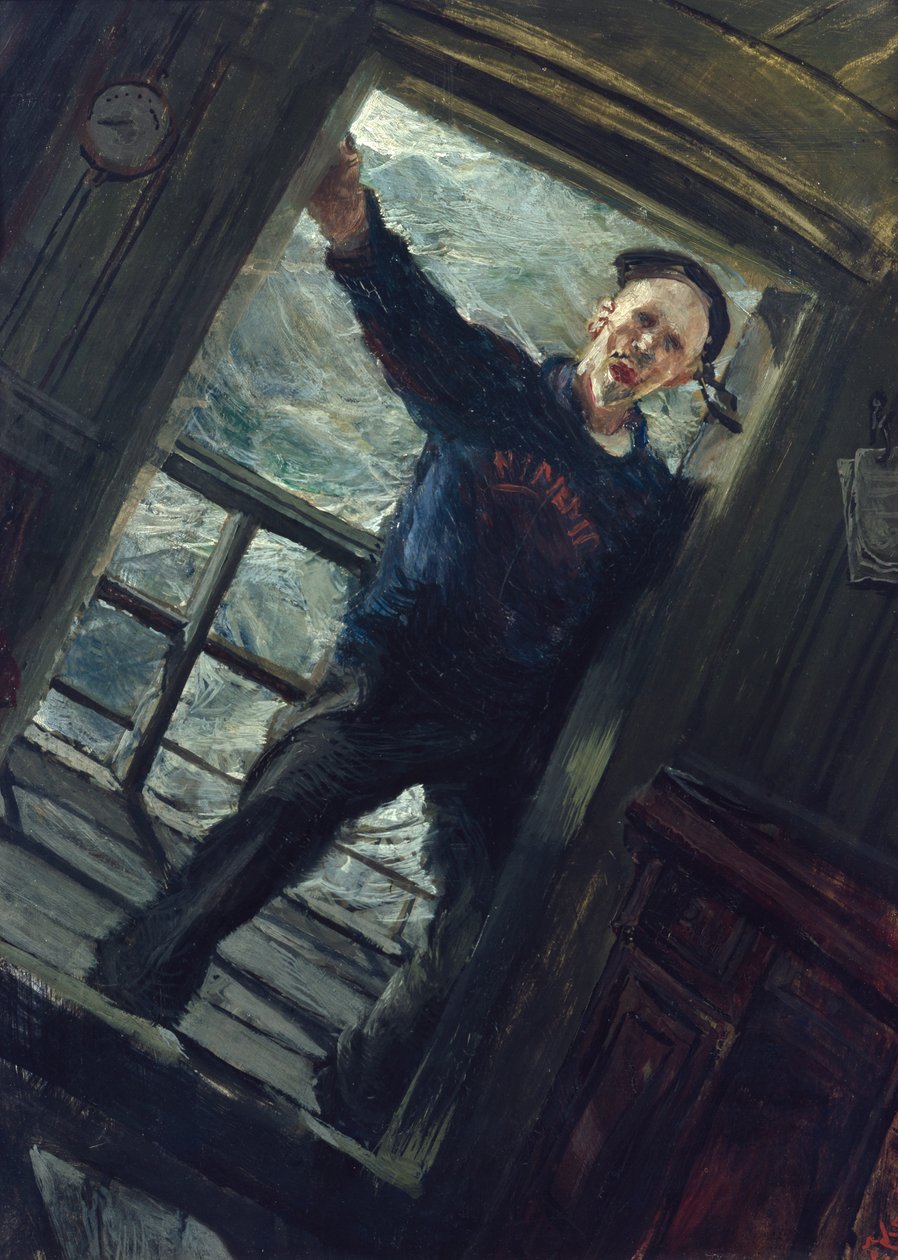 In The Steer Opening (maalaus) tekijältä Christian Krohg