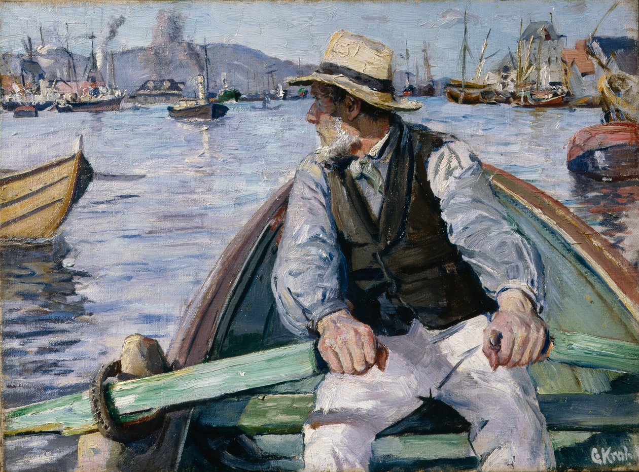 Odota, Bergenin lahti tekijältä Christian Krohg