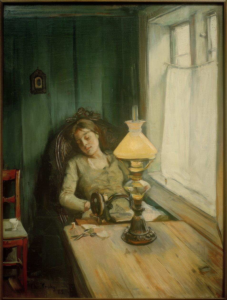 Väsynyt tekijältä Christian Krohg