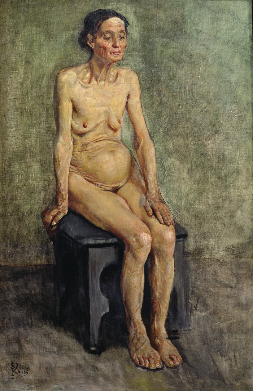 Vanha Vaimo tekijältä Christian Krohg