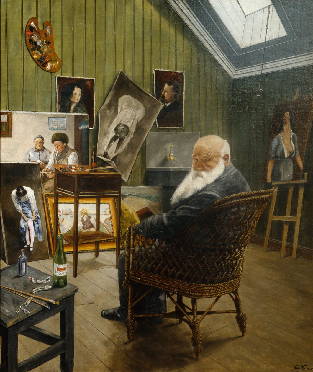 Omakuva tekijältä Christian Krohg