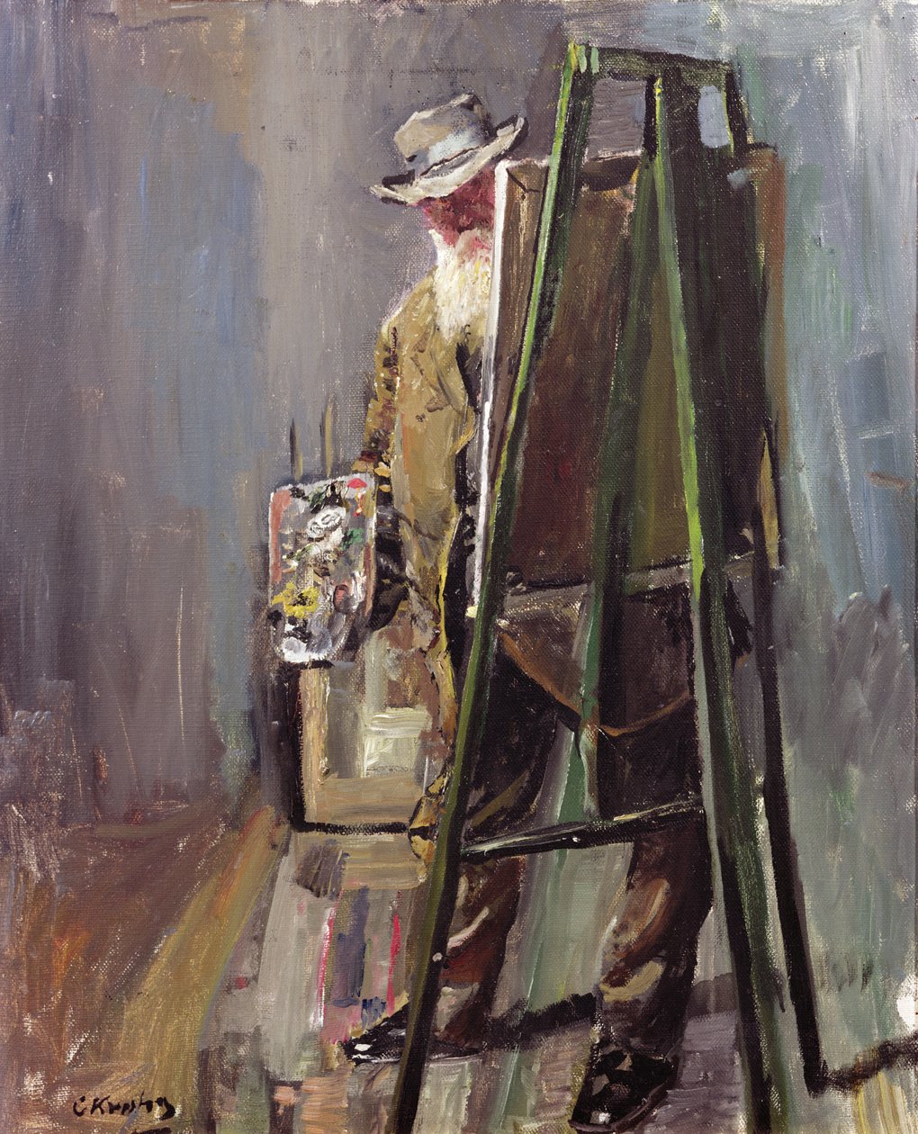 Omakuva tekijältä Christian Krohg