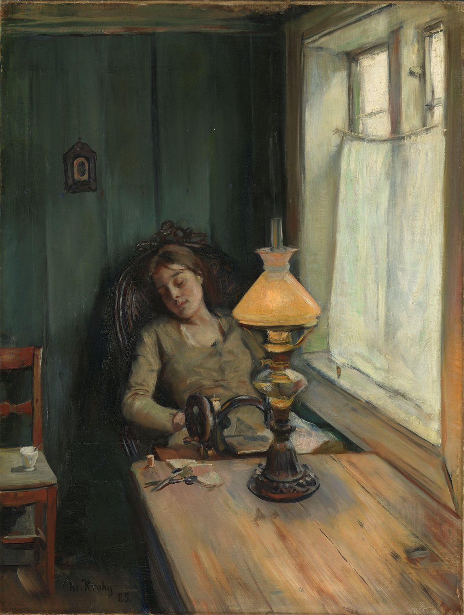 Väsynyt tekijältä Christian Krohg