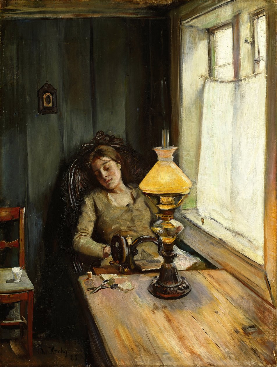 Väsynyt tekijältä Christian Krohg