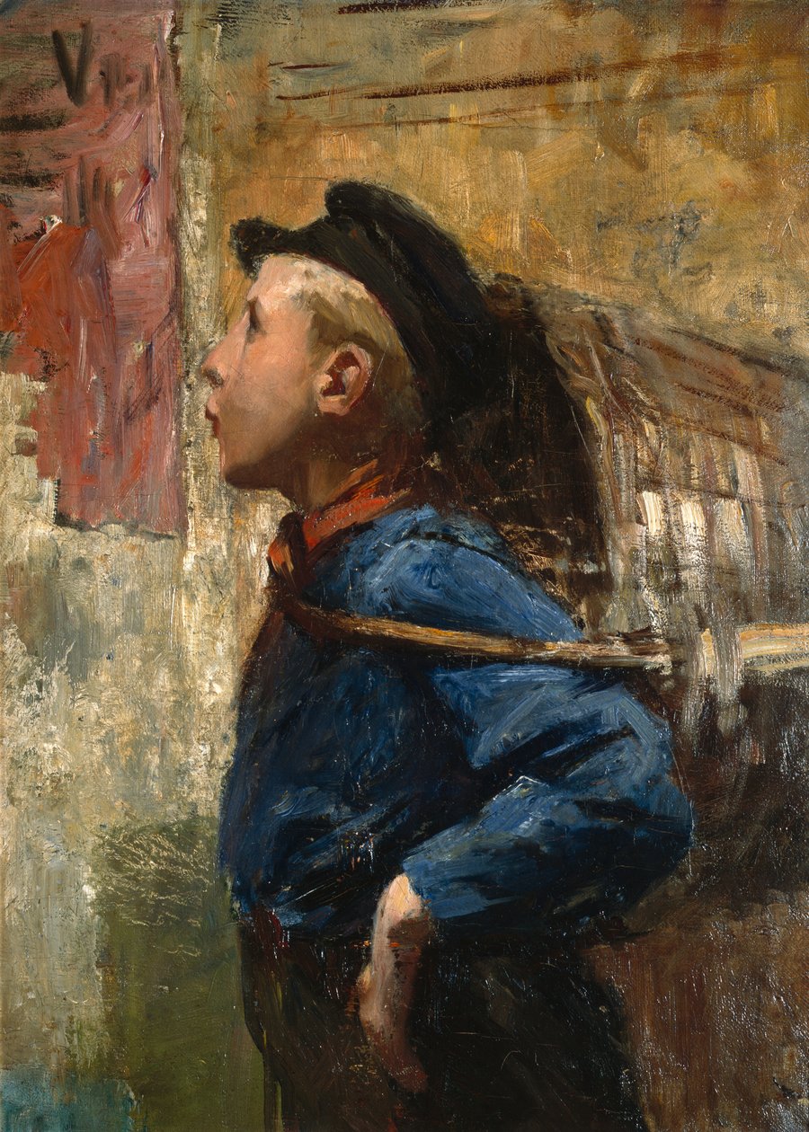 Viheltävä asiamies tekijältä Christian Krohg