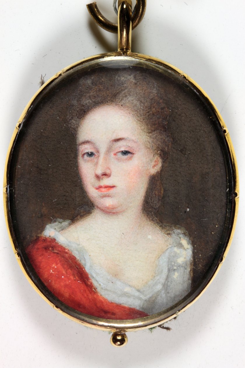 Lady, luultavasti Lady Dorothy Savile, Burlingtonin kreivitär (emali) tekijältä Christian Richter