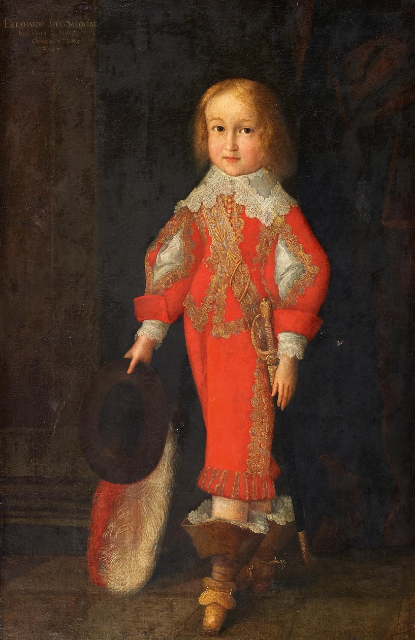 Bernhard Saksi-Jenan muotokuva (1638-1678) tekijältä Christian Richter