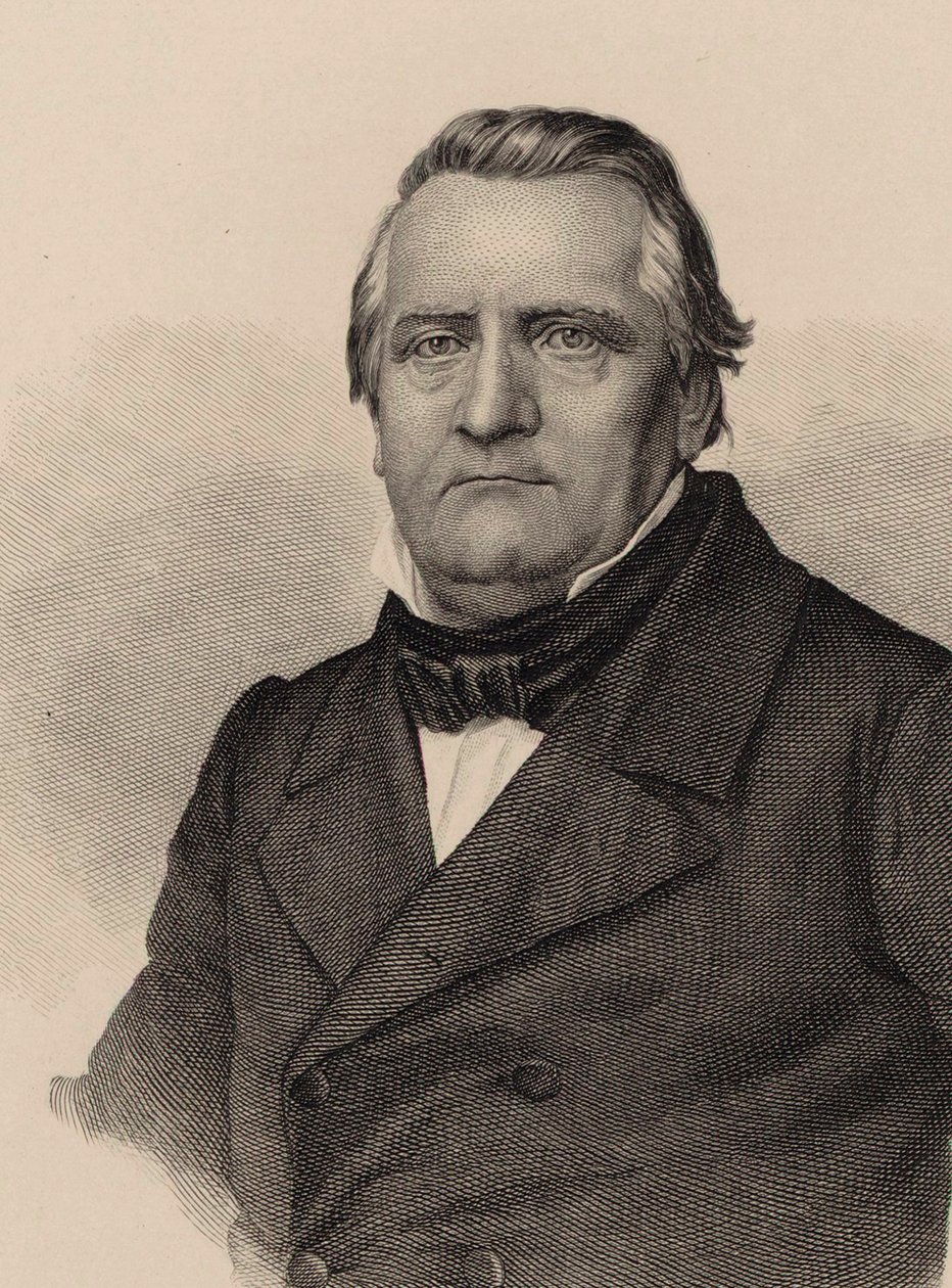 Säveltäjä Franz Lachnerin muotokuva 1803-1890, 1850. tekijältä Christian Riedt
