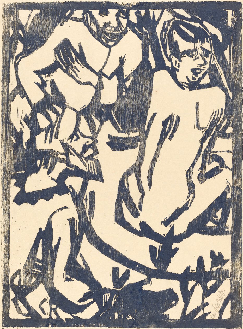 Susanna ja vanhimmat, 19161917. tekijältä Christian Rohlfs