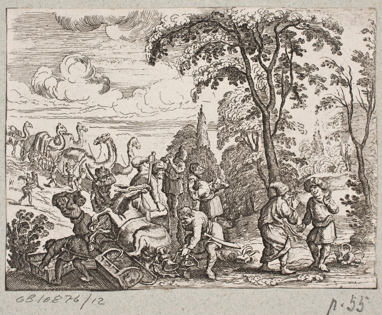 Kuvitus Adam Oleariukselle, "Persialainen Rosenthal, nerokas runoilija Schich Saadi […]", Schleswig 1660 tekijältä Christian Rothgiesser