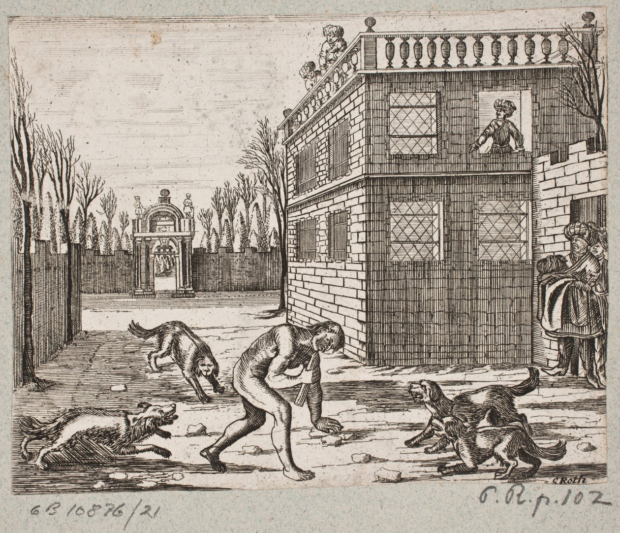 Kuvitus Adam Oleariukselle, "Persialainen Rosenthal, nerokas runoilija Schich Saadi […]", Schleswig 1660 tekijältä Christian Rothgiesser