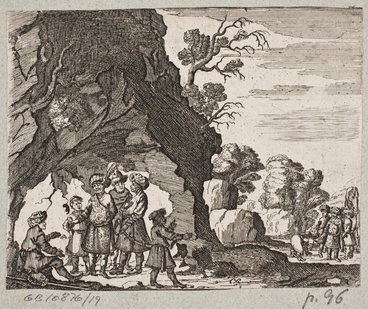 Kuvitus Adam Oleariukselle, "Persialainen Rosenthal, nerokas runoilija Schich Saadi […]", Schleswig 1660 tekijältä Christian Rothgiesser
