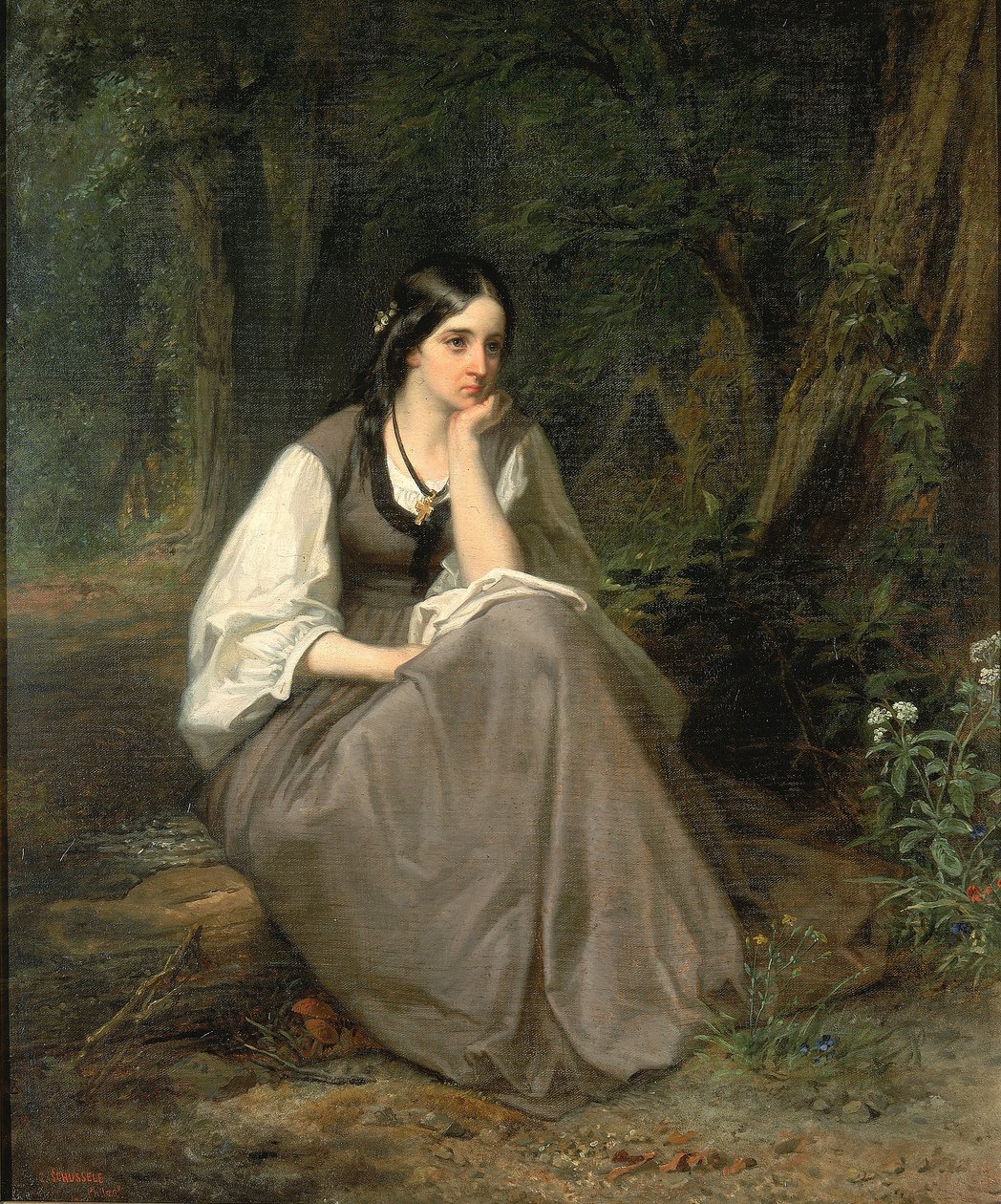Evangeline tekijältä Christian Schussele