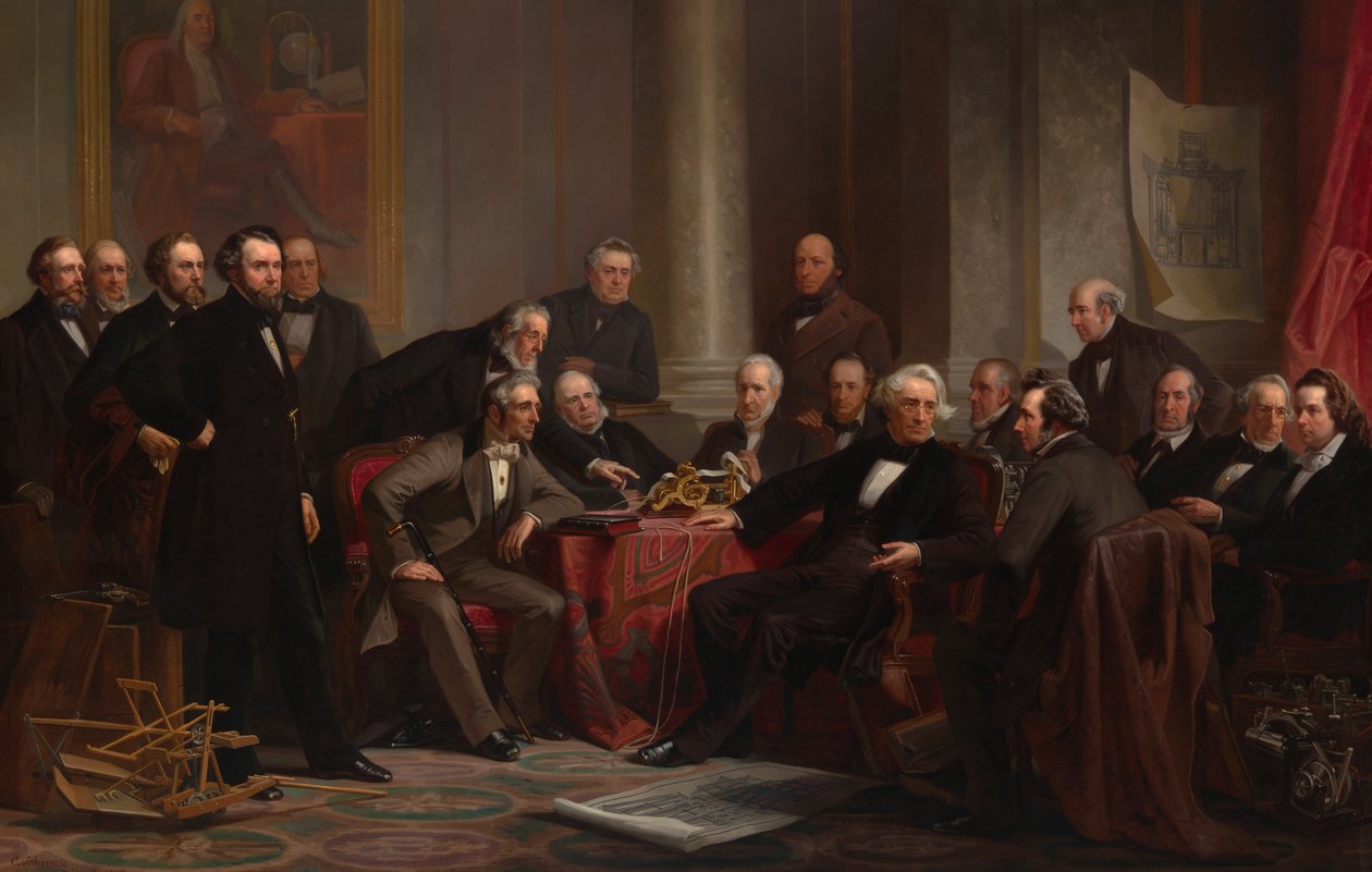 Edistyksen miehet, 1862. tekijältä Christian Schussele