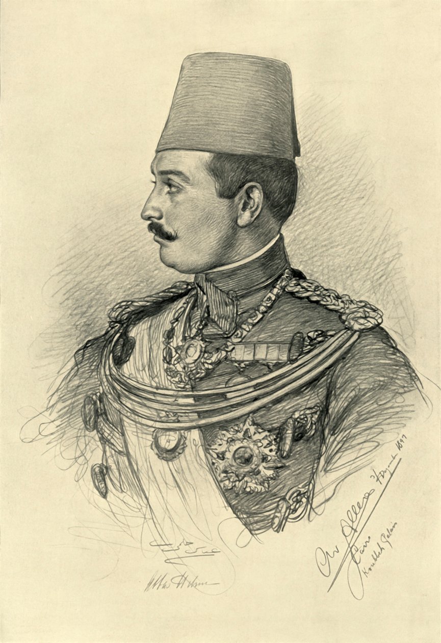Abbas II Helmy Bey, Koubbehin palatsi, Kairo, Egypti, 1898. tekijältä Christian Wilhelm Allers