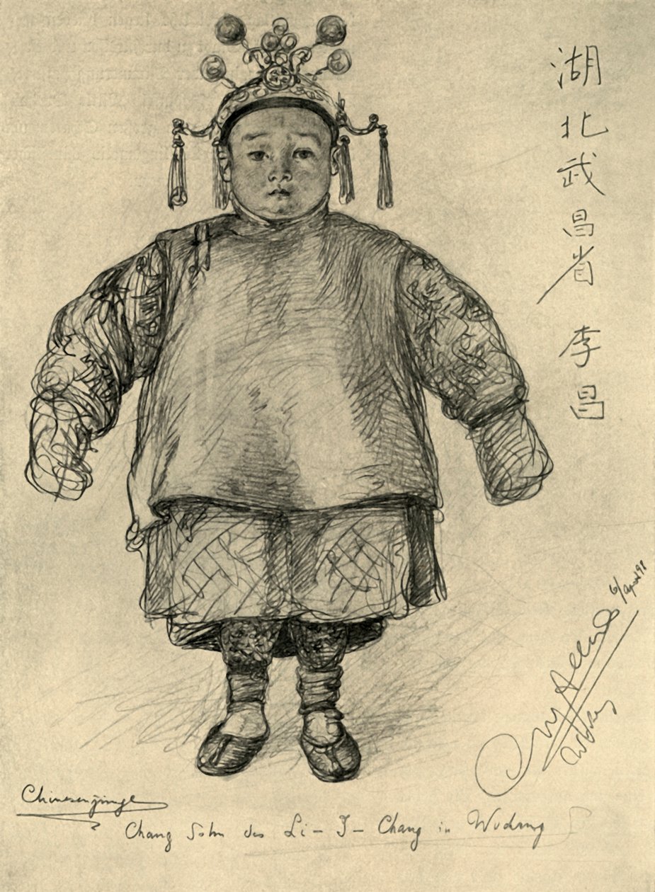 Chang - kiinalainen poika, Wudong, 1898. tekijältä Christian Wilhelm Allers