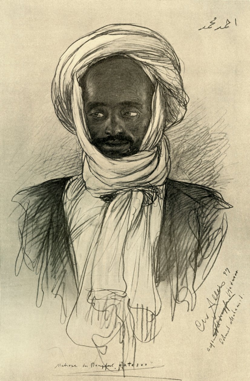 Mies "Hatasoo"-höyrylaivalla, Egypti, 1898. tekijältä Christian Wilhelm Allers