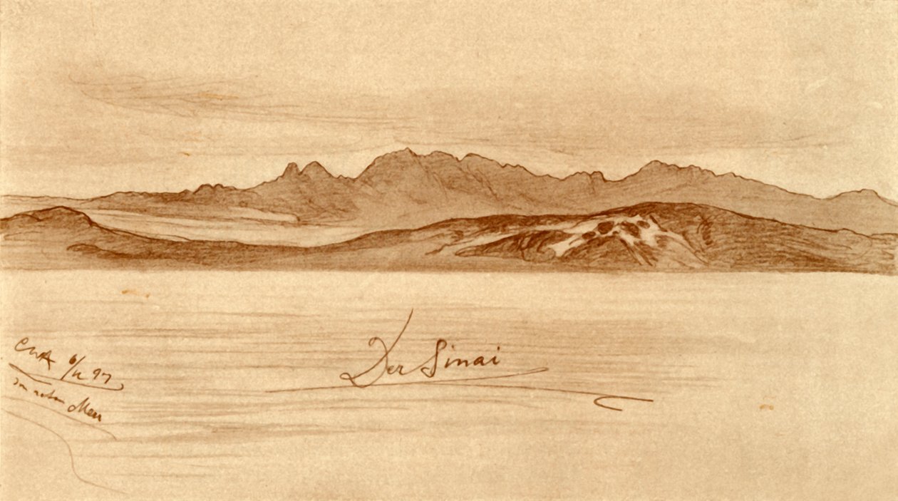 Siinai, Egypti, 1898. tekijältä Christian Wilhelm Allers