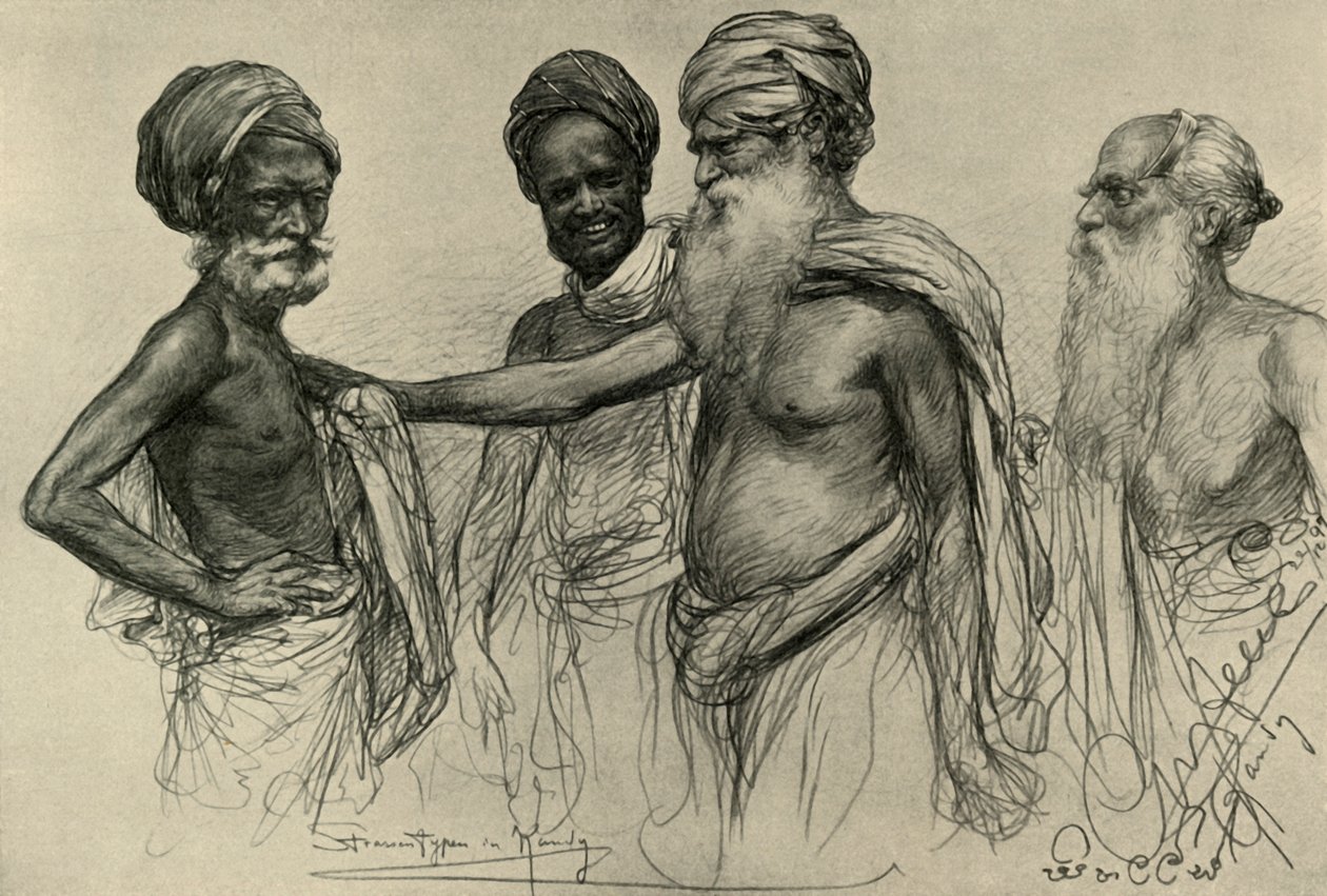 Katututkimus, Kandy, Ceylon, 1898. tekijältä Christian Wilhelm Allers