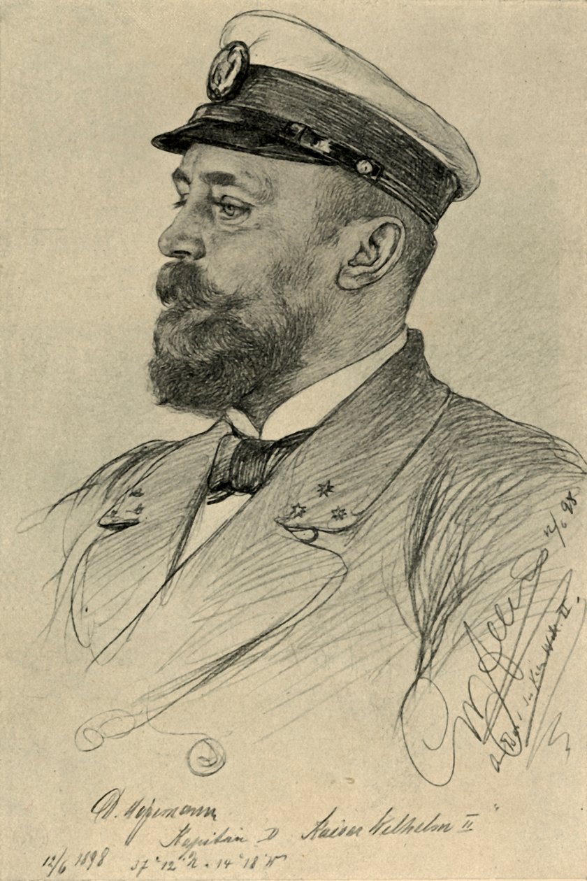"Kaiser Wilhelm II":n kapteeni, 1898. tekijältä Christian Wilhelm Allers