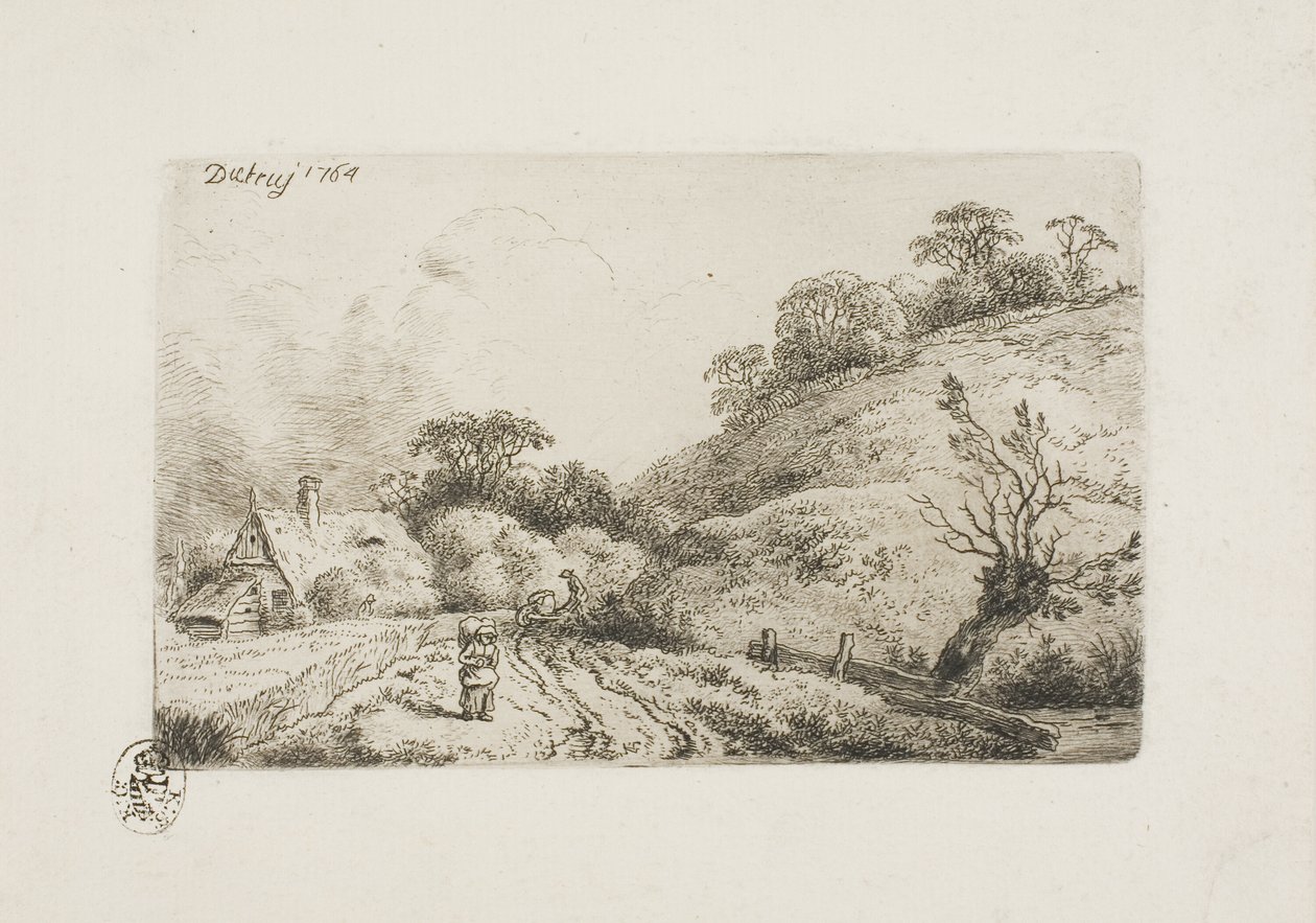 The Cornfield (Rembrandt Manner) tekijältä Christian Wilhelm Ernst Dietrich