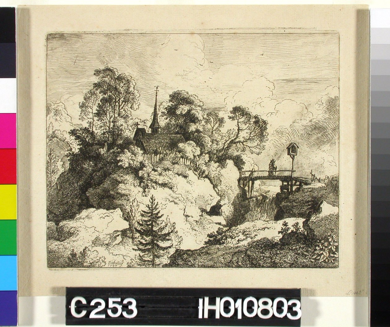 Ohne Titel tekijältä Christian Wilhelm Ernst Dietrich