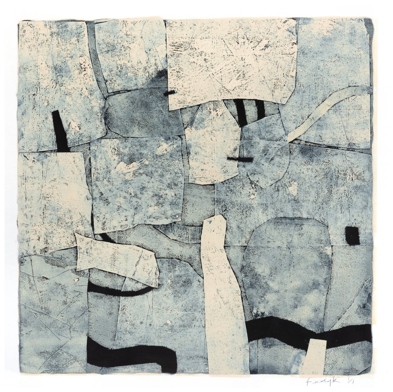 Way Station, 2016 (monotypia paperille) tekijältä Christina Fedyk